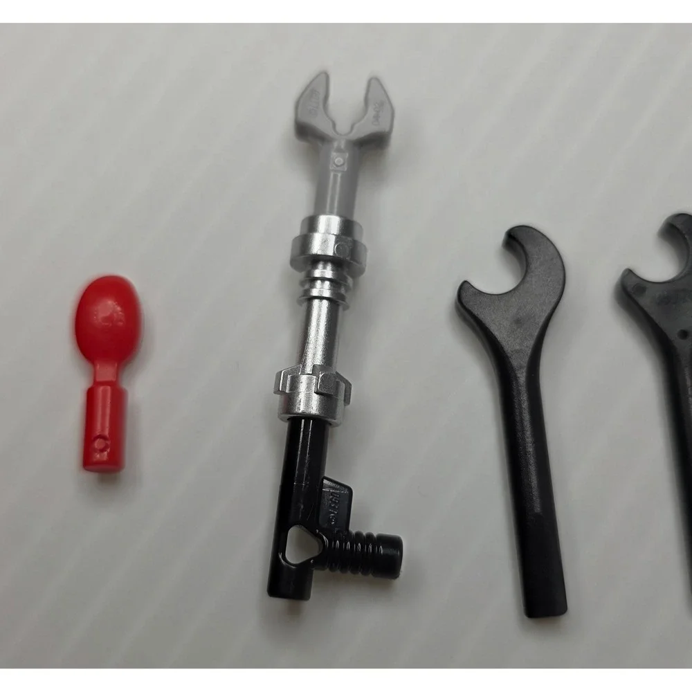 LEGO Minifigure Tool & Accessory Lot Wrenches Fish Red Spoon Mixed Parts